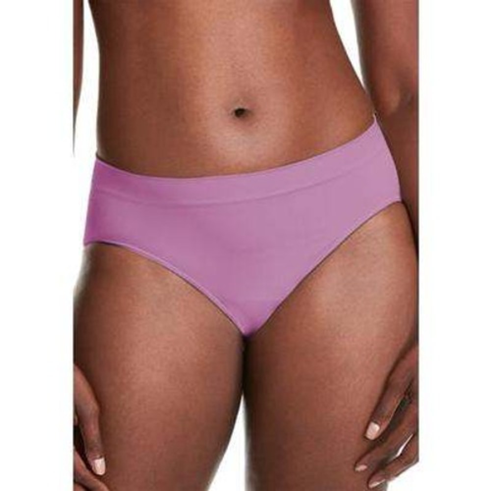 Bali Hi-Cut Panty Womens Size 6 Purple Like New One Smooth U 2362 Underwear